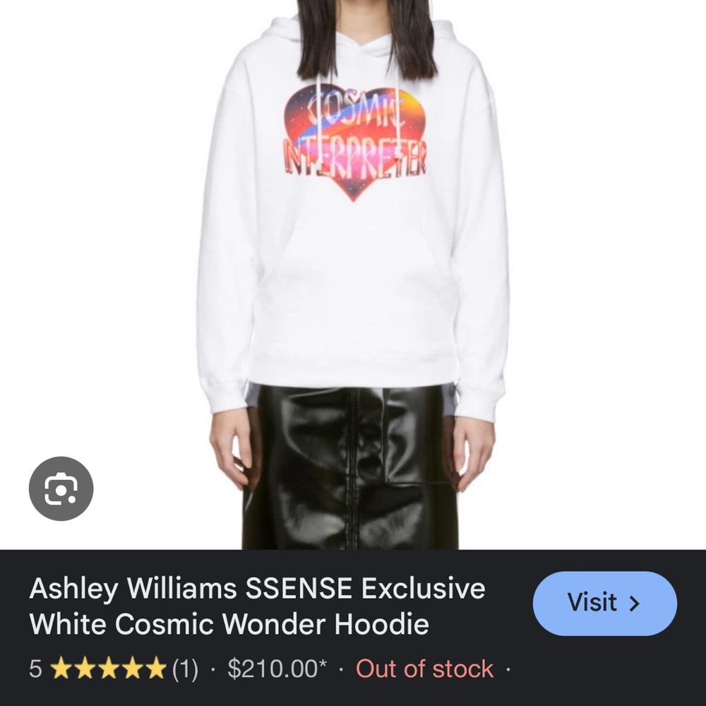 SOLD OUT. Ashley Williams Ssense exclusive hoodie & sweatpants